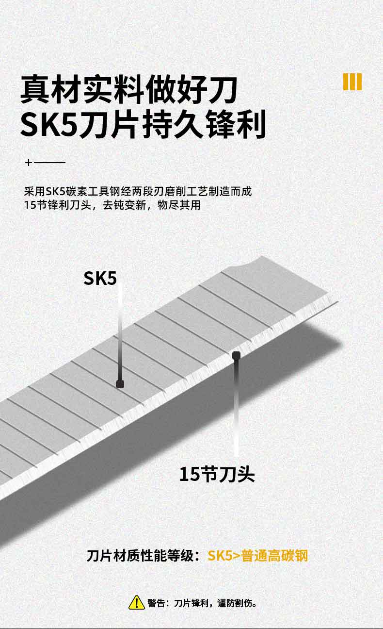 18mm美工刀架 得力DL003B 壁纸刀-MRO工业品一站式采购平台